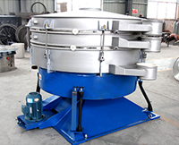 搖擺篩的搖擺多靠四周的拉桿,進行左右搖擺從而實現篩網中物料的篩分作用。